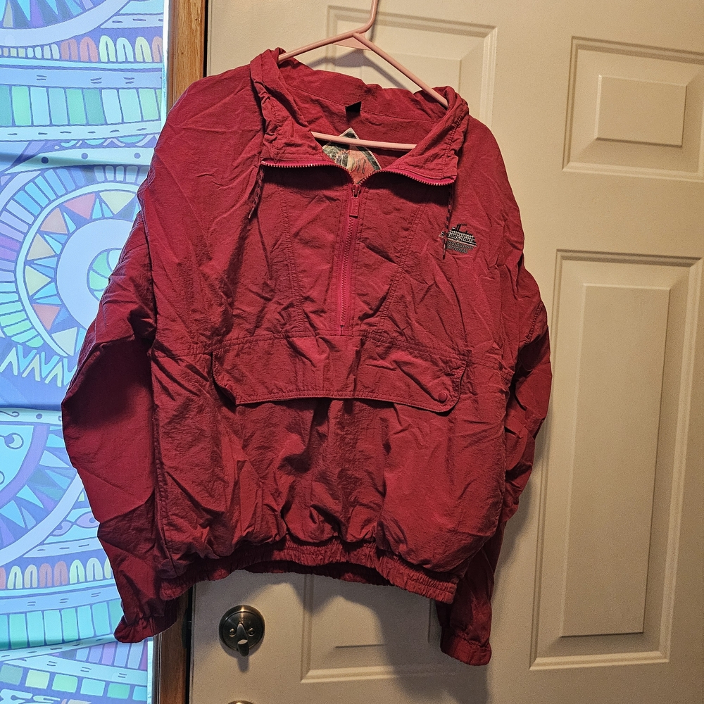 Eclipse Red Windbreaker Jacket - image 1